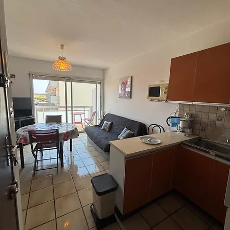 T2 Traversant, 2 Balcons, 4 Pers, Proche Apartamento Port-la-Nouvelle